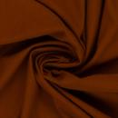 Baumwolljersey Vanessa Uni in Kupfer 713, warmes Orange, glatte Maschenware